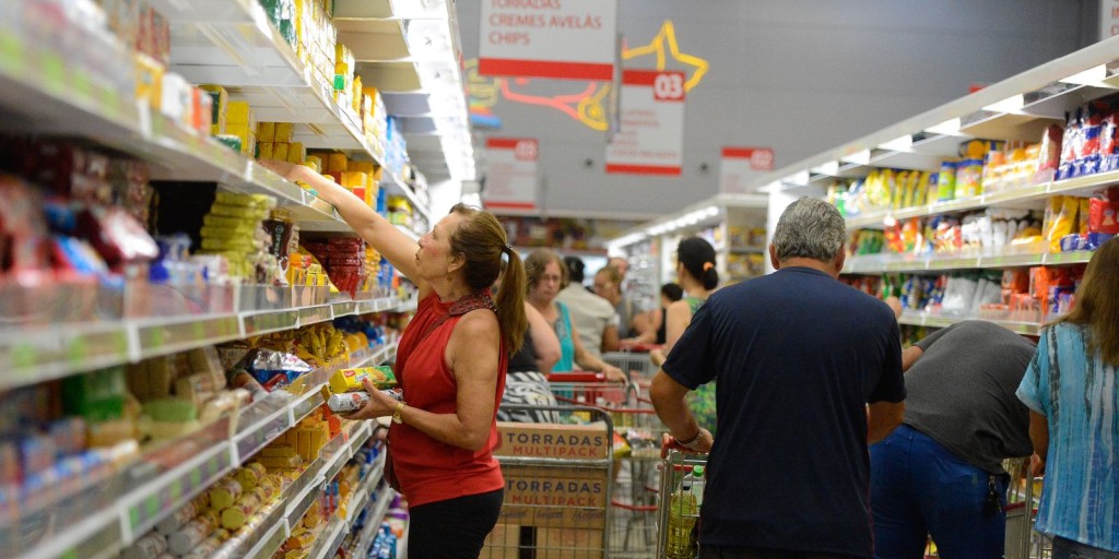 Consumo nos lares sobe 1,2% em janeiro