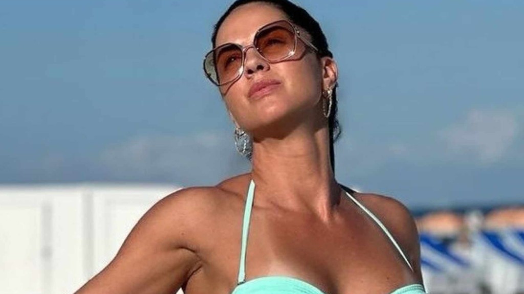 Graciele Lacerda, curte dia de sol e passeio de bike no Ocean Drive: ‘Miami Biach’